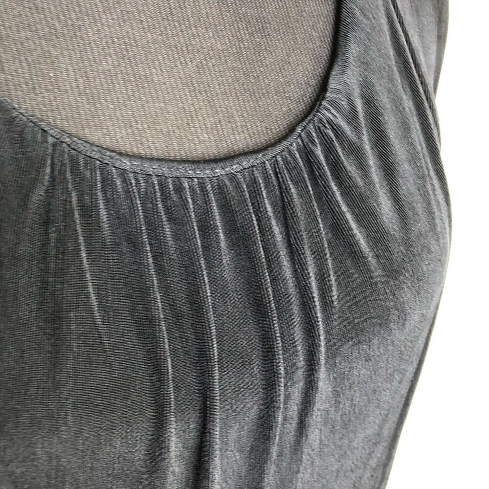 Chico’s Travelers black scoop neck sleeveless midi dress size 2 or Large - Picture 6 of 14